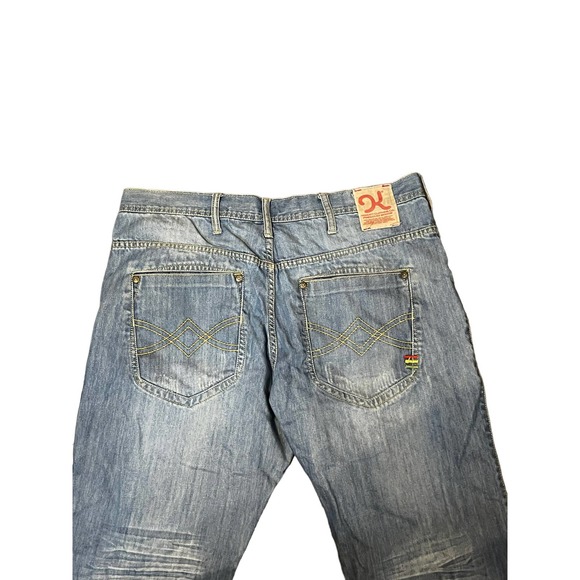 Konvict Men's Jeans Relaxed Fit Straight Leg Cotton Hi-Rise Light Wash‎ Denim 40 - Picture 9 of 9